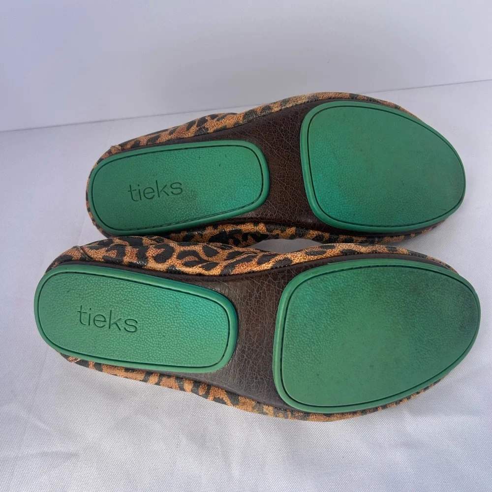 Tieks by Gavrieli leopard print leather ballet flats - Picture 6 of 6
